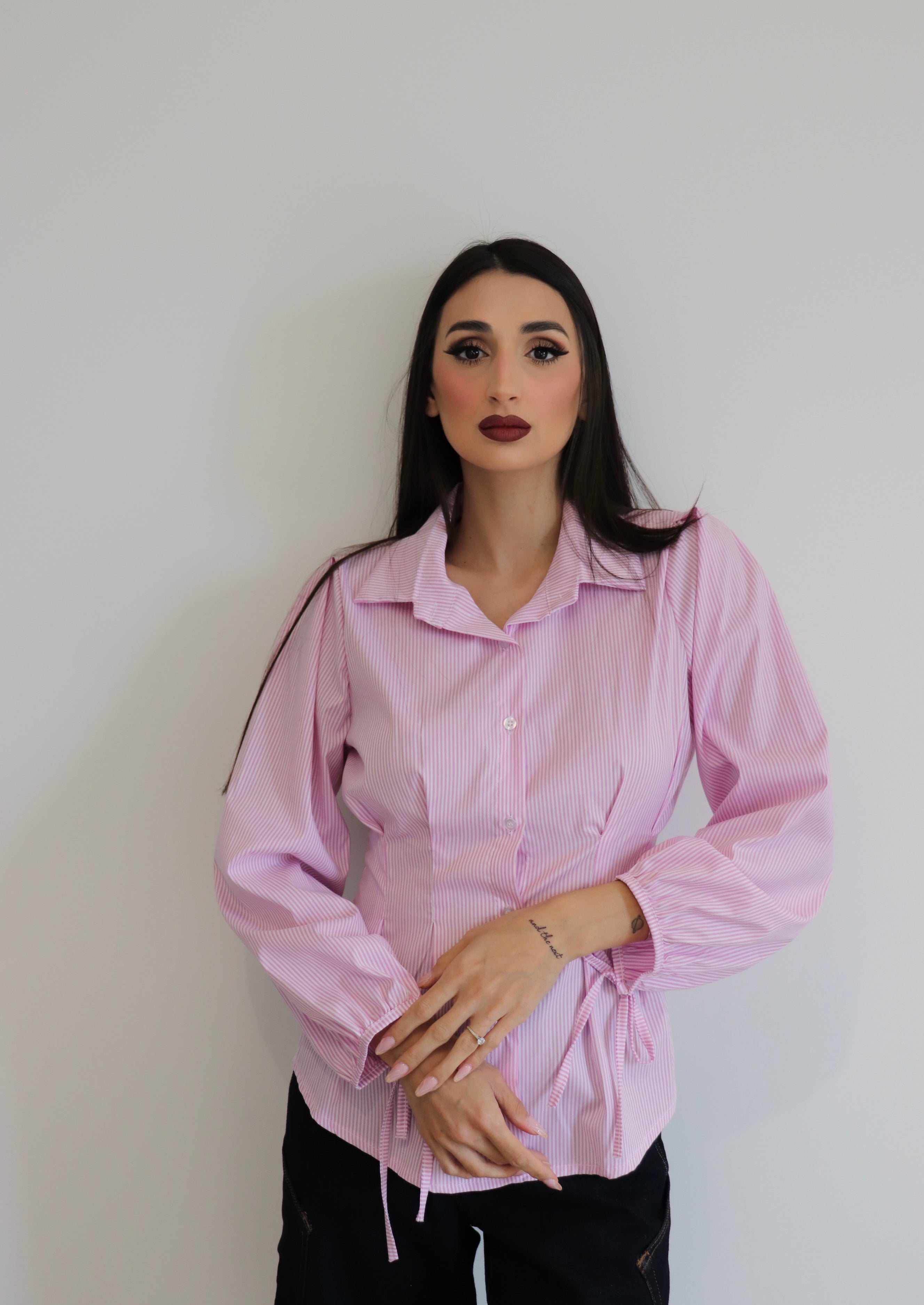 Camicia a righe