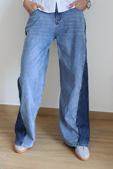 Jeans doppio colore