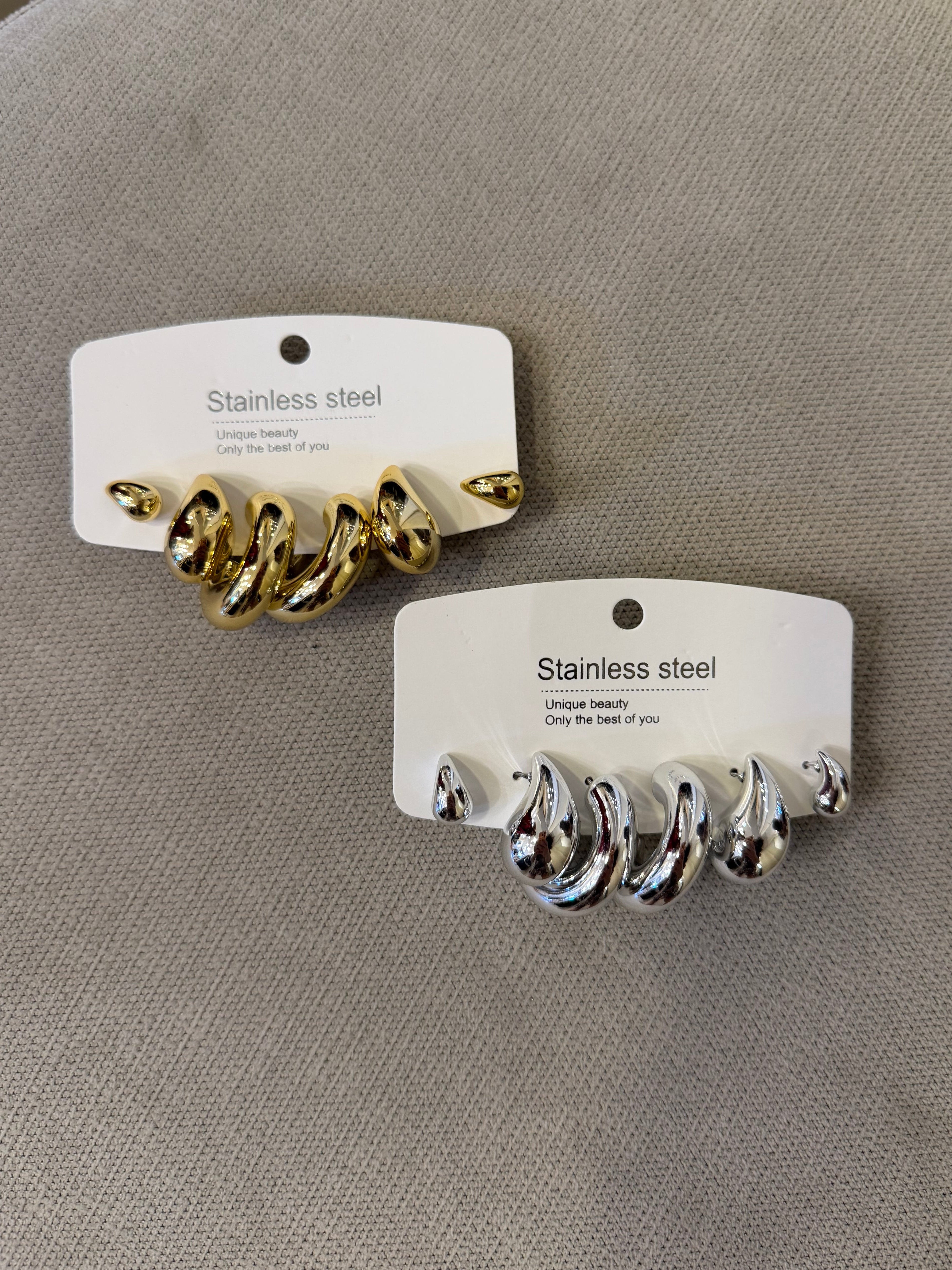 Set orecchini boccoli