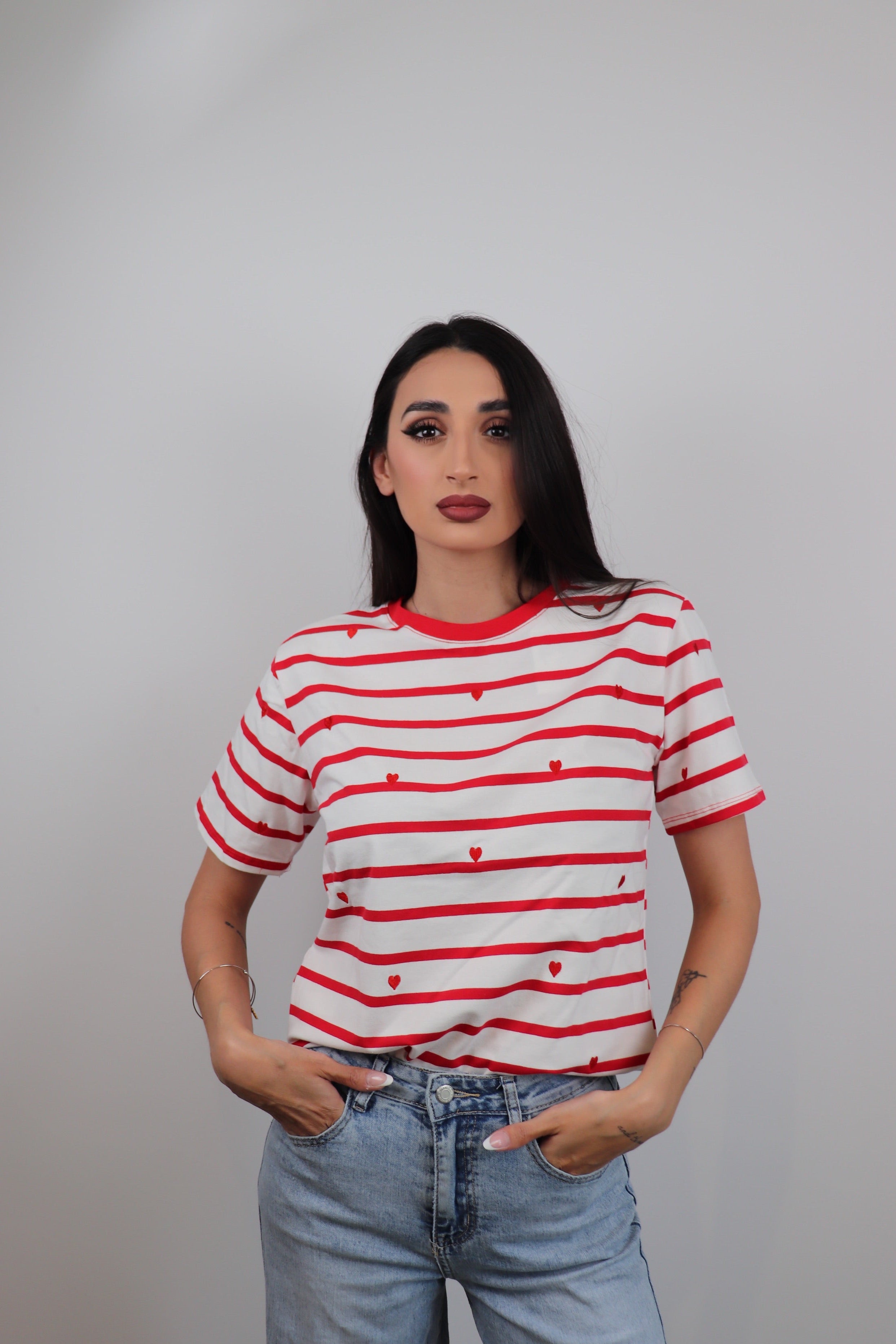 T-shirt cuori
