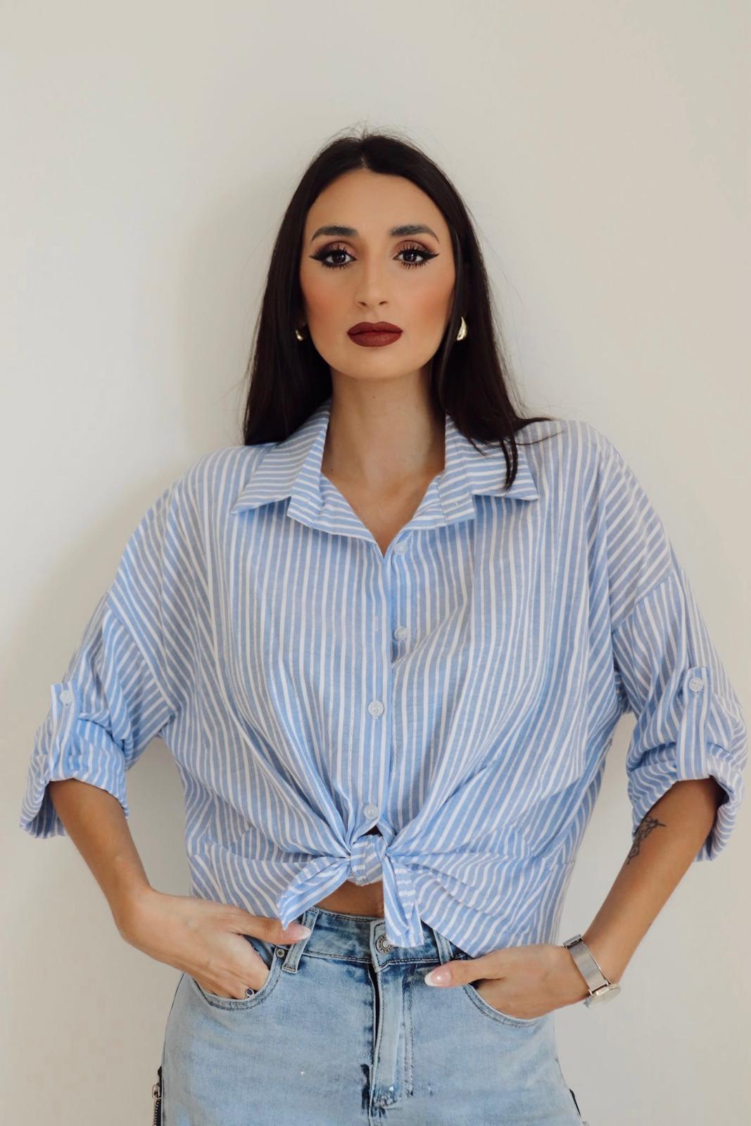 Camicia a righe