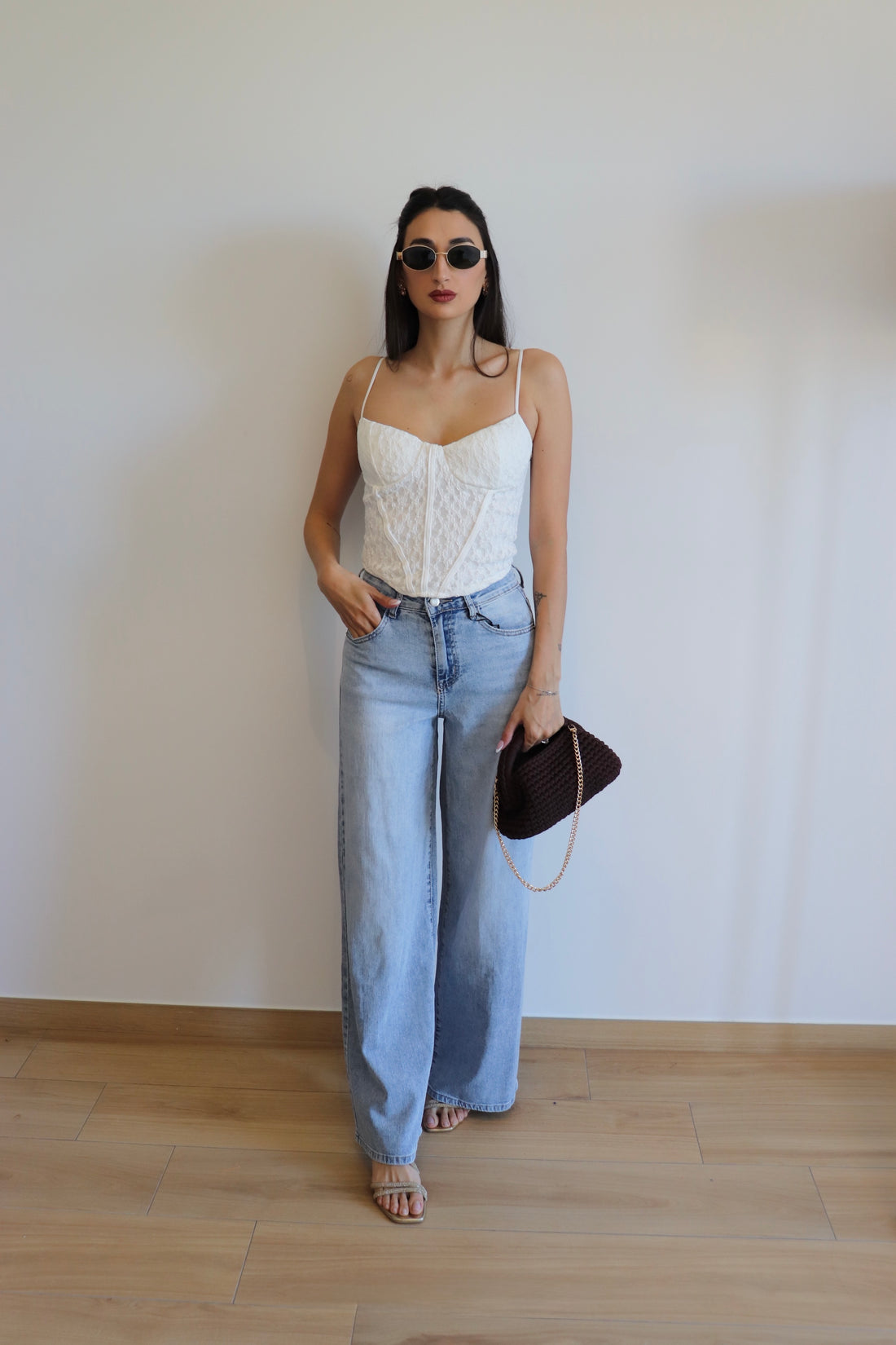 Jeans wide leg