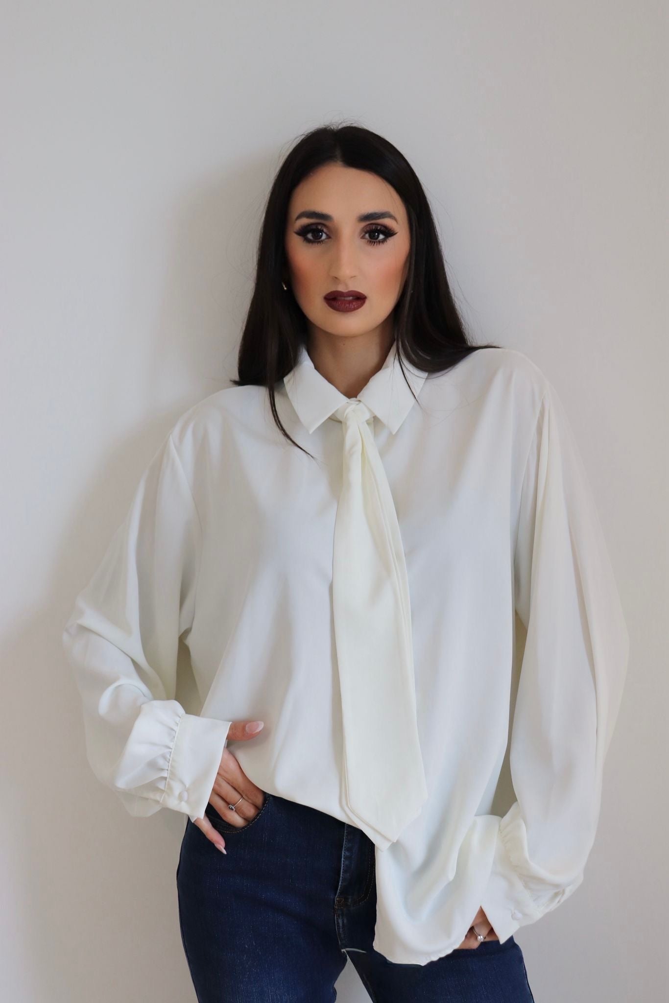 Camicia con cravattino