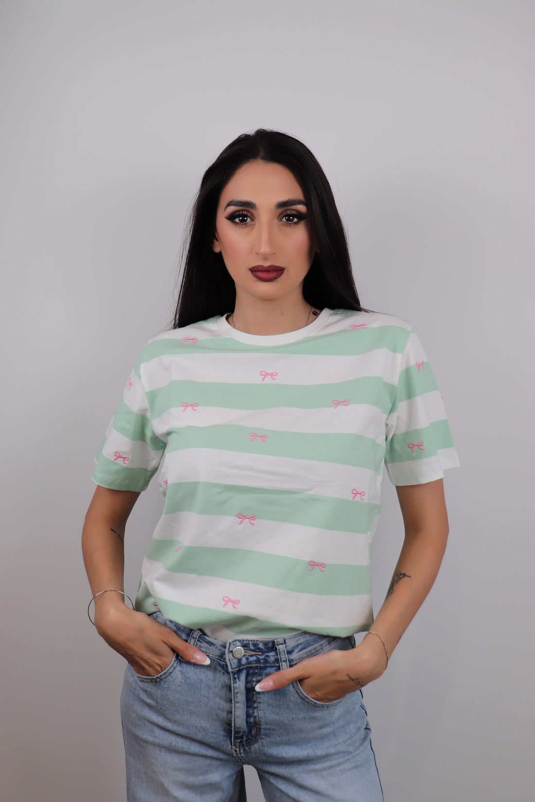 T-shirt fiocco