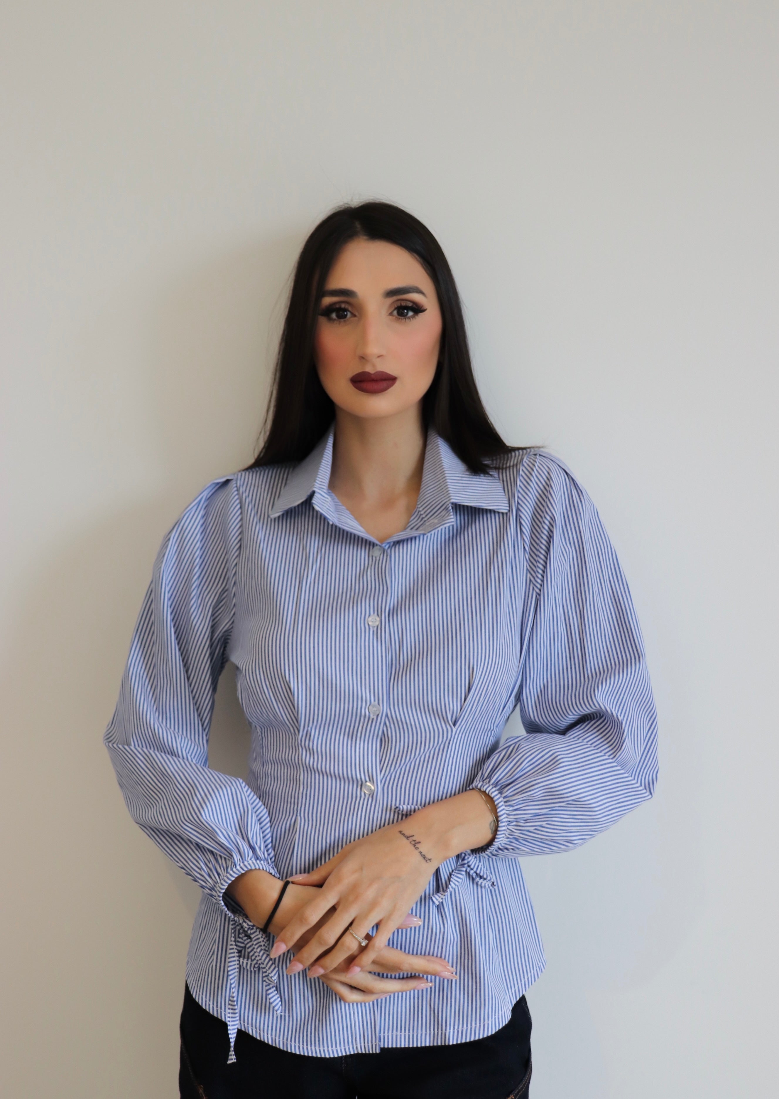 Camicia a righe