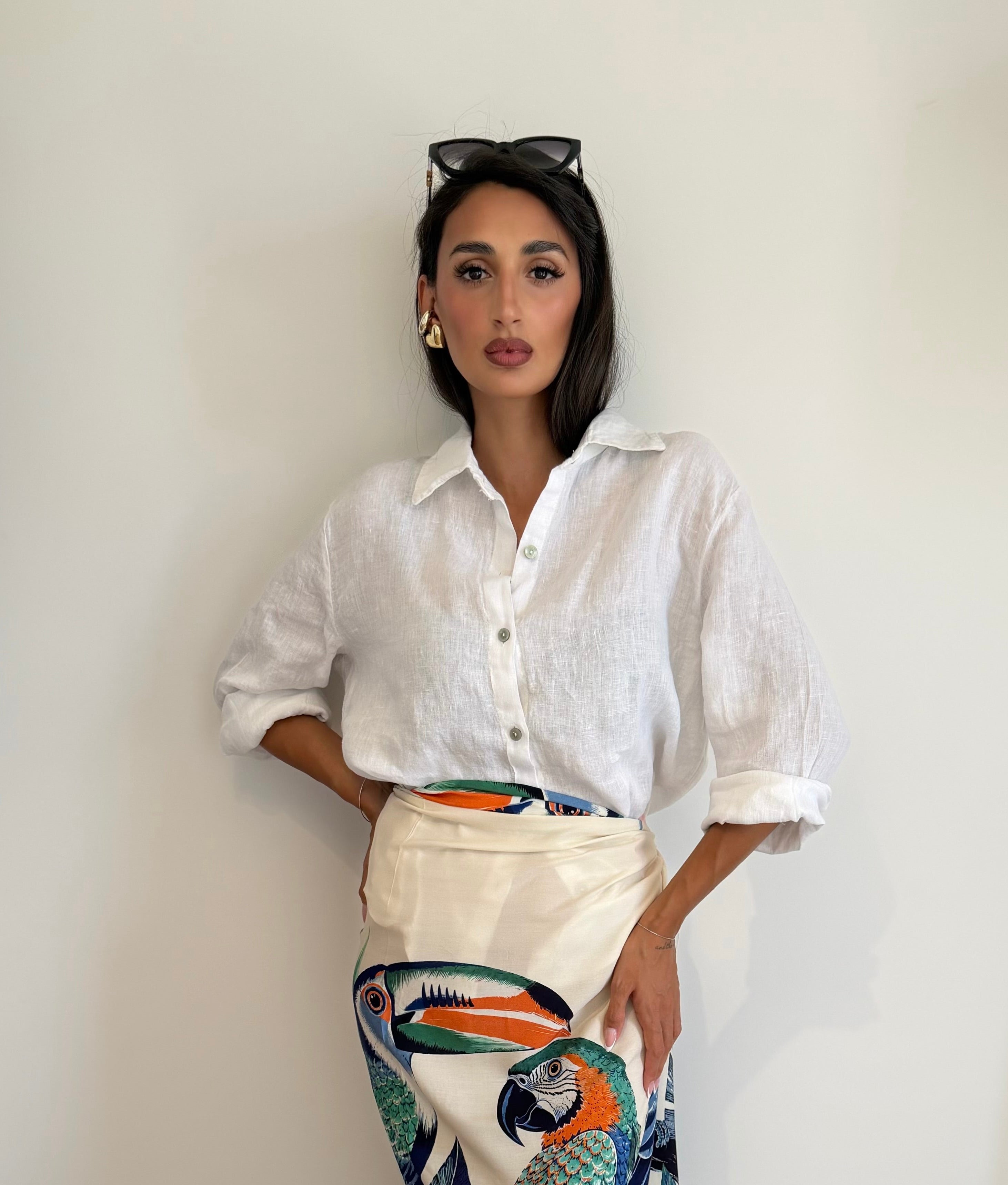Camicia 100% lino