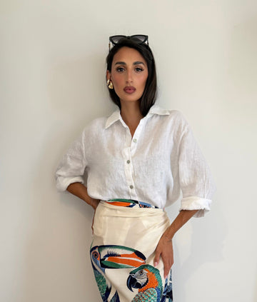 Camicia 100% lino