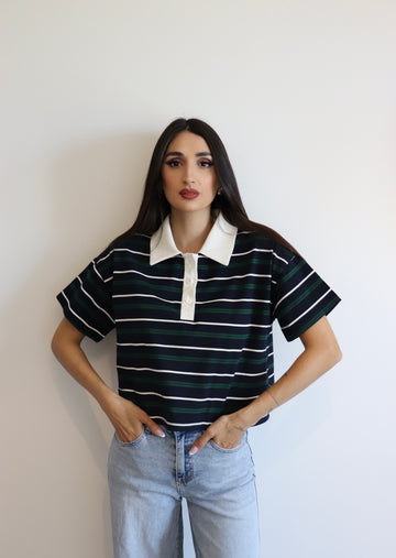 Polo over a righe