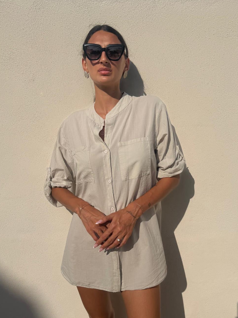 Camicia 100% cotone