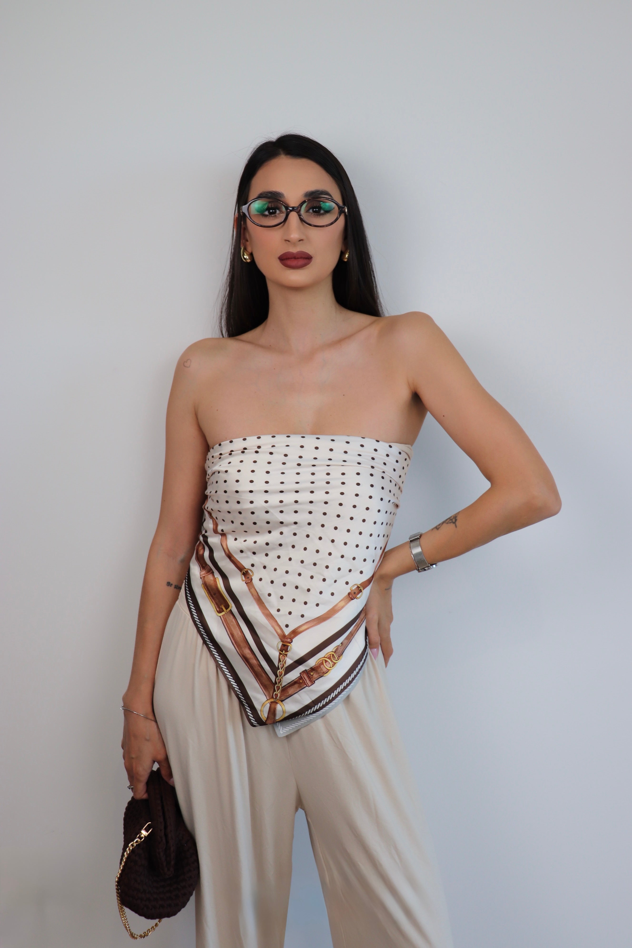 Tuta con foulard