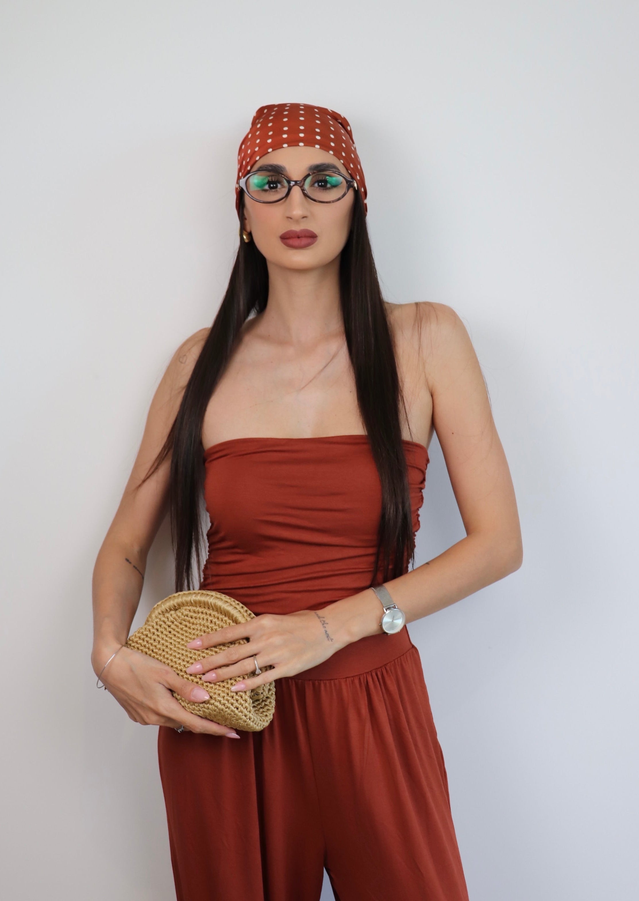 Tuta con foulard