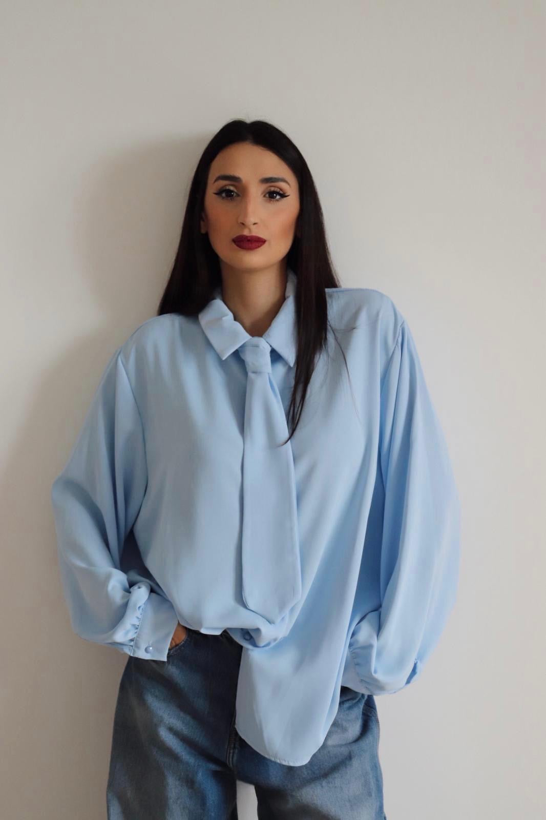 Camicia con cravattino