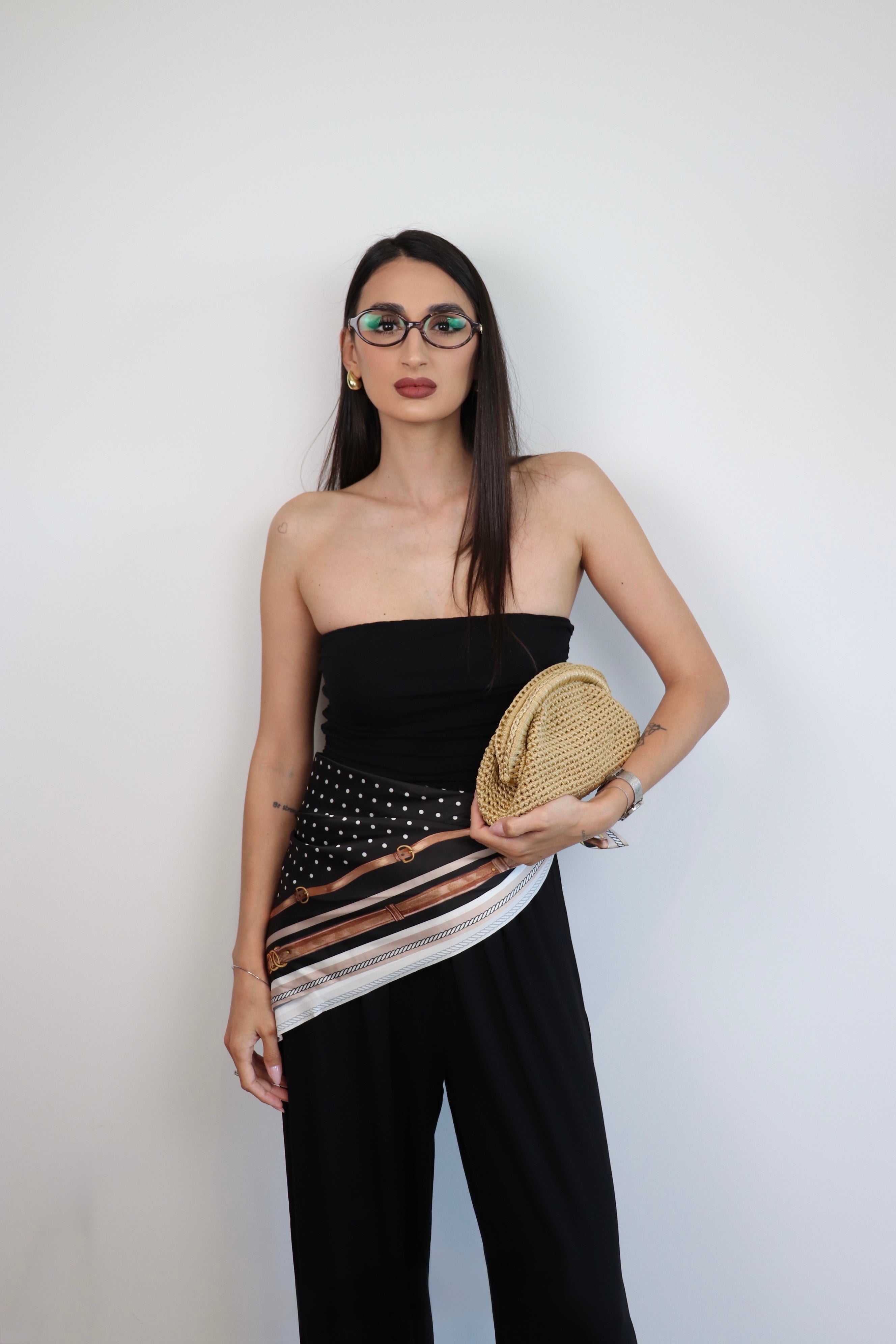 Tuta con foulard