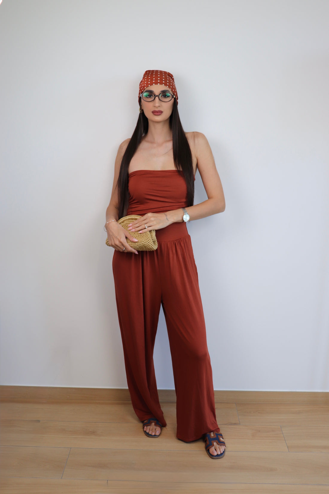 Tuta con foulard
