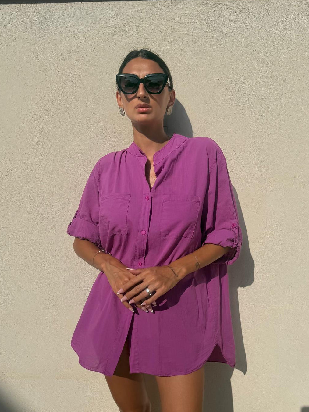 Camicia 100% cotone
