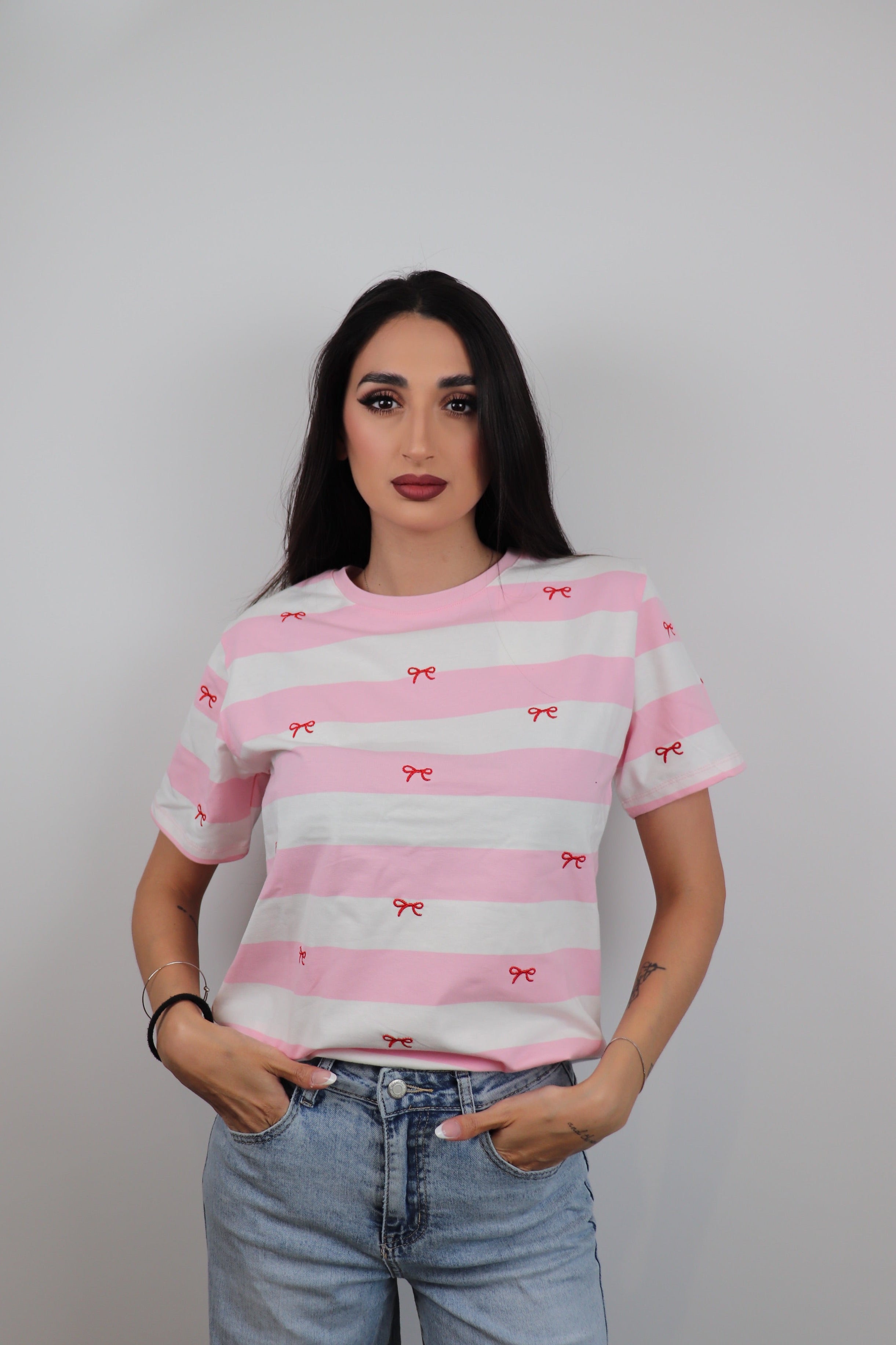 T-shirt fiocco